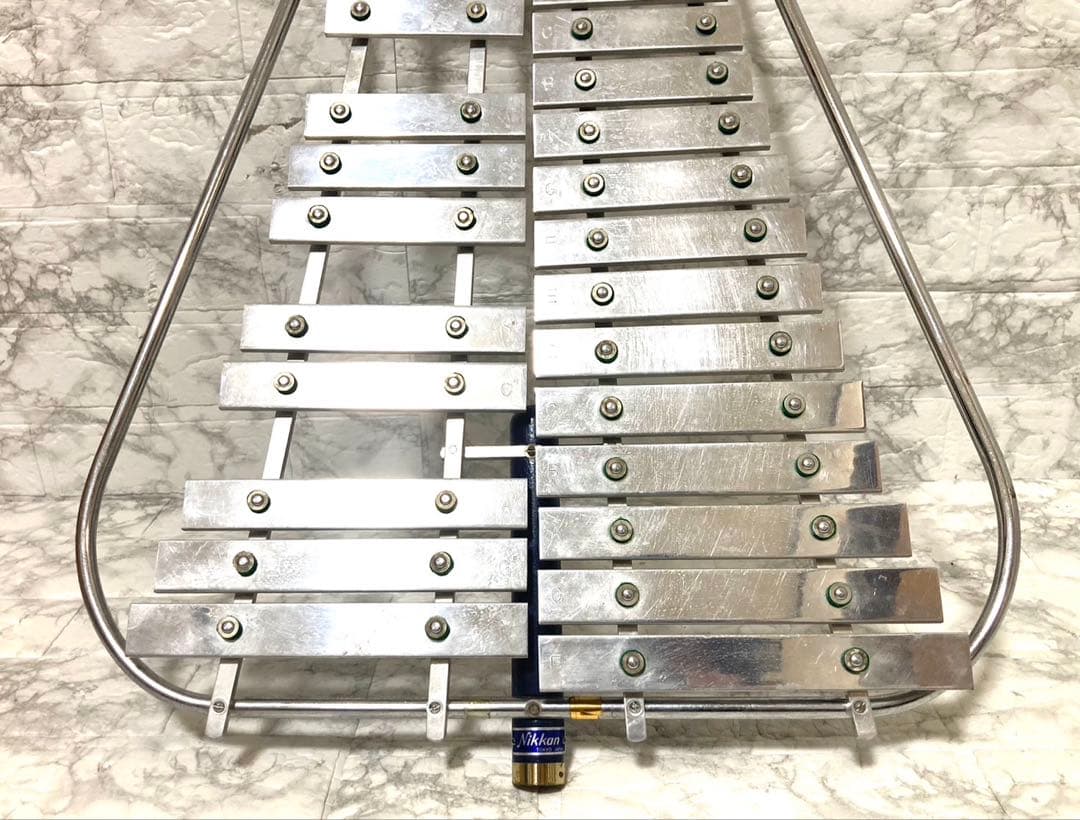 【希少】Nikkan マーチングベルリラ 27鍵 マーチングパレード 鼓笛隊