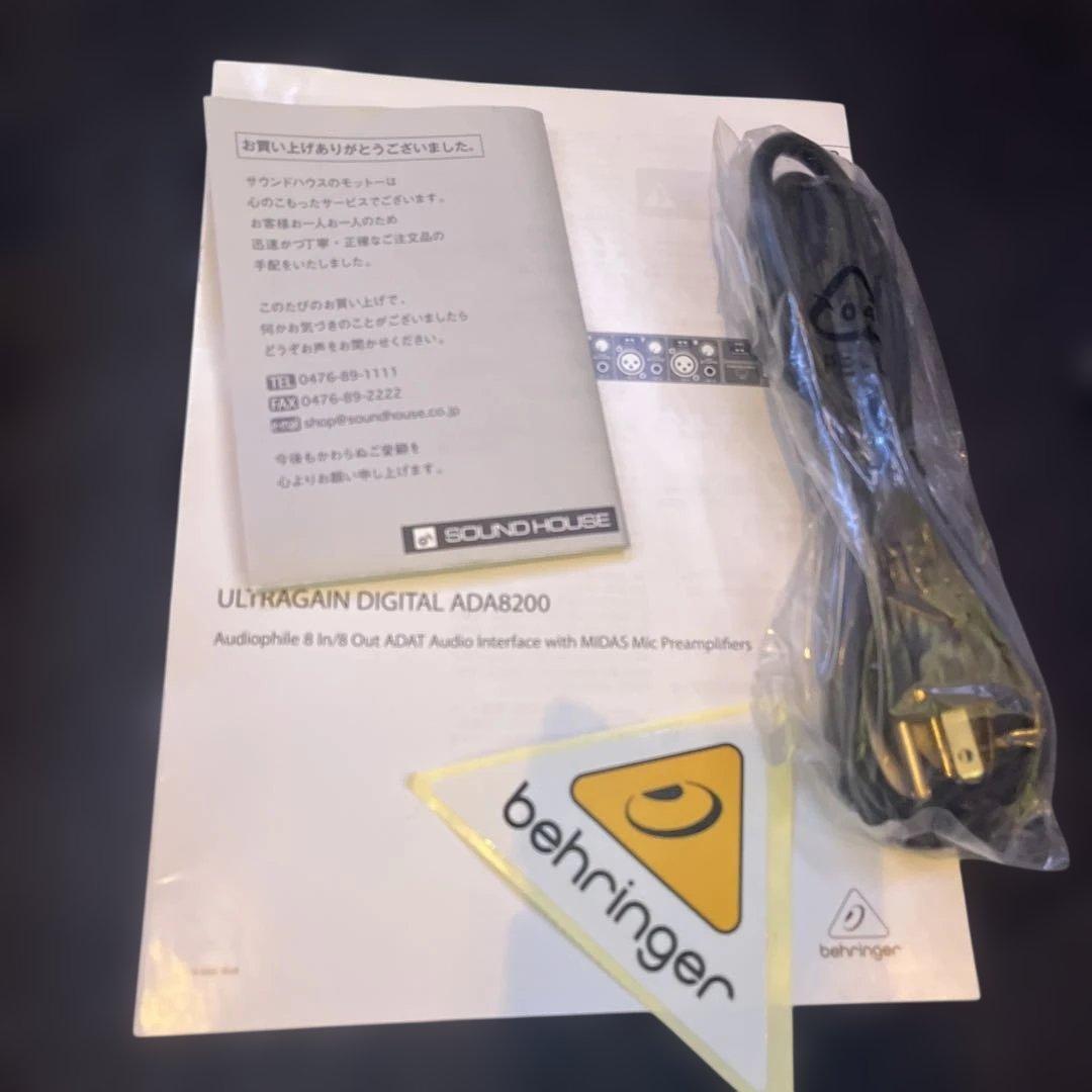 Behringer ADA8200 オーディオインターフェイス