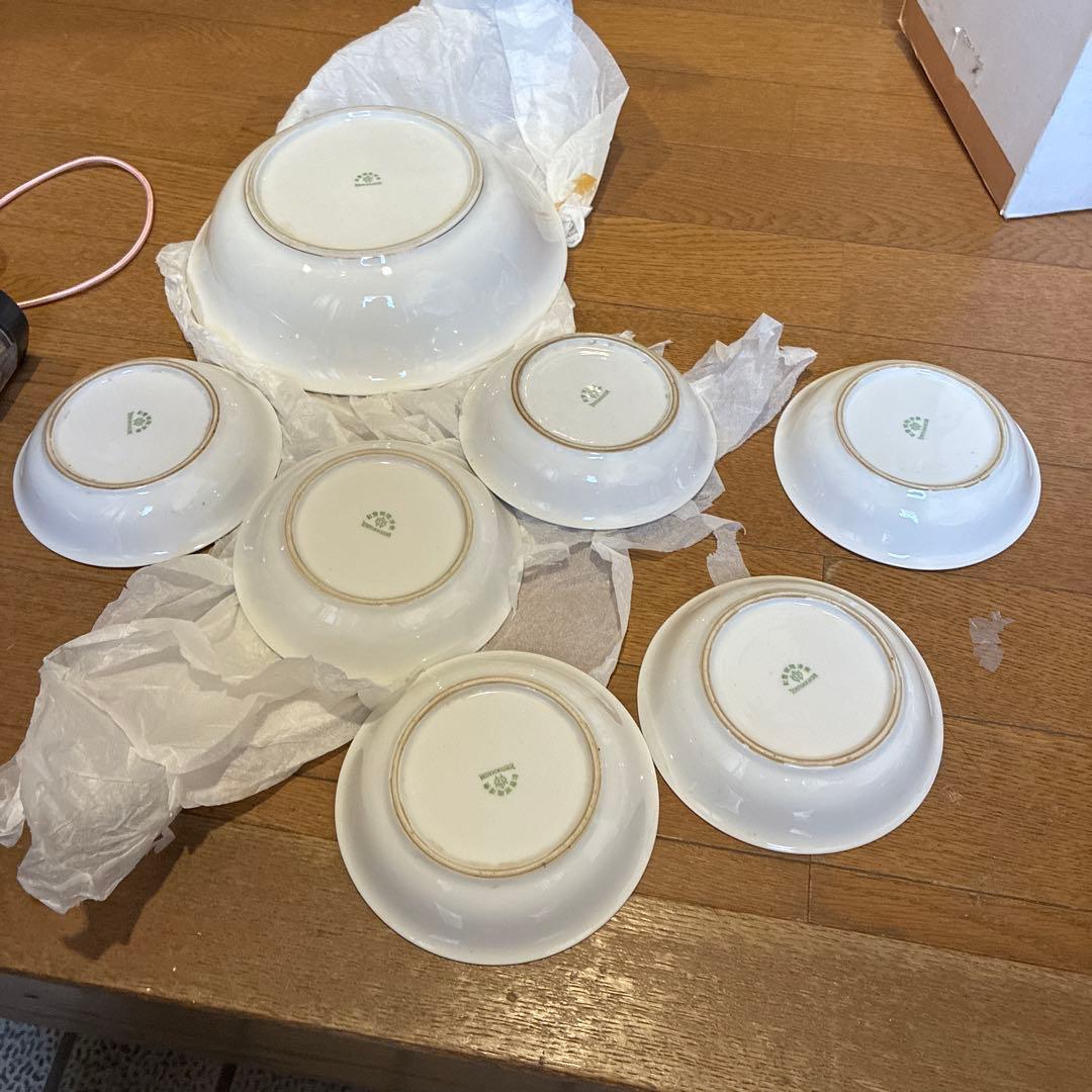 アンティーク　オールド陶東　東洋陶器會社 戦前 OCW印 ボウル　鉢　ラスター彩