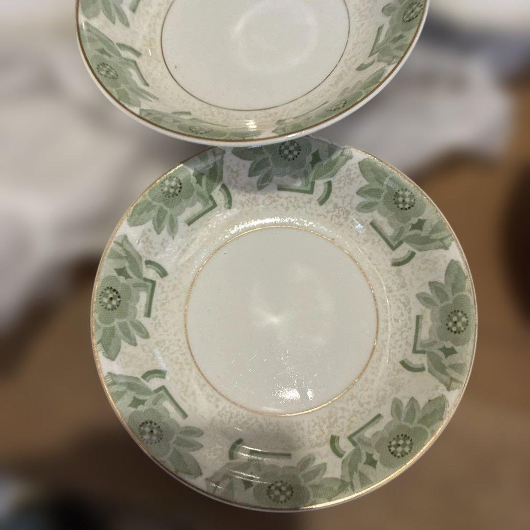 アンティーク　オールド陶東　東洋陶器會社 戦前 OCW印 ボウル　鉢　ラスター彩