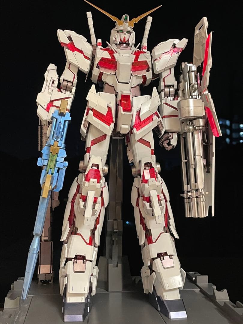 塗装済み 機動戦士ガンダムUC ユニコーンガンダム PG RX-0 1/60