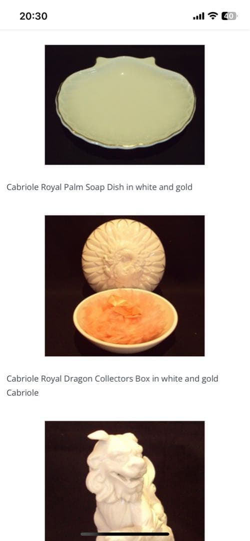 エリザベス・アーデン　ビカリア化石　アクセサリーケース　銀製品　工芸品