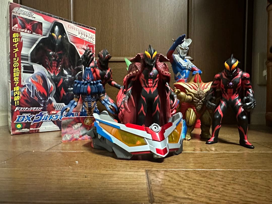 ベリアル、ウルトラマンゼロソフビセット(旧サイズ)