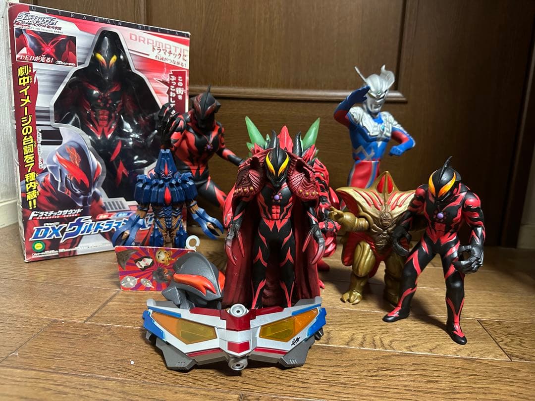 ベリアル、ウルトラマンゼロソフビセット(旧サイズ)