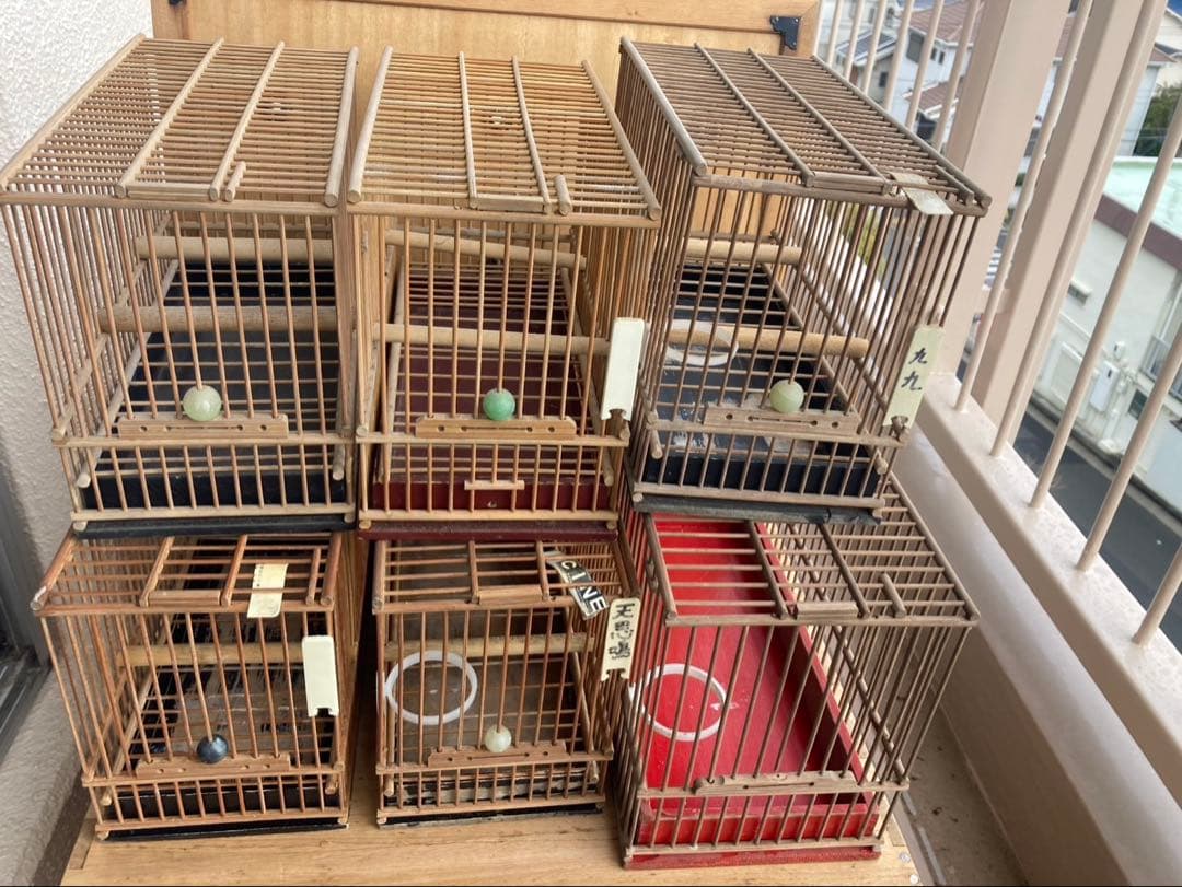メジロ籠とケース