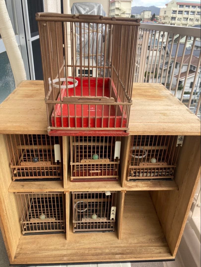 メジロ籠とケース