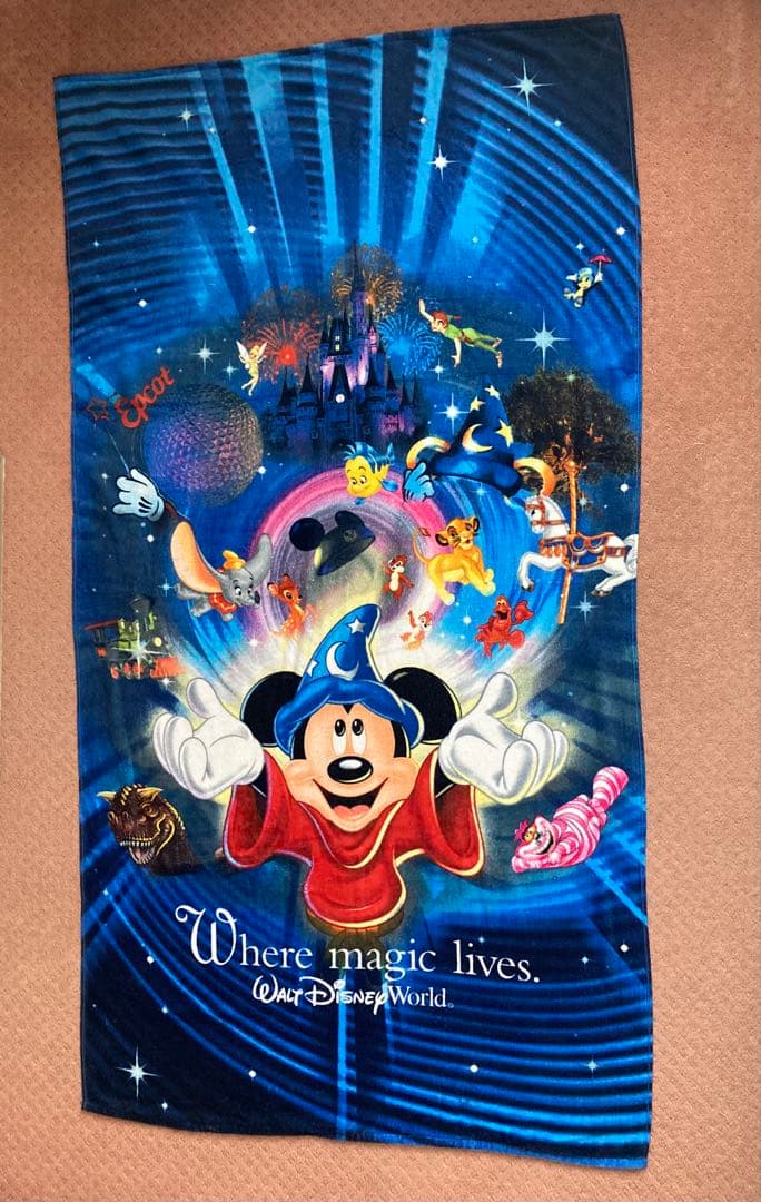 ウォルトディズニーワールド ミッキーマウス 大判バスタオル
