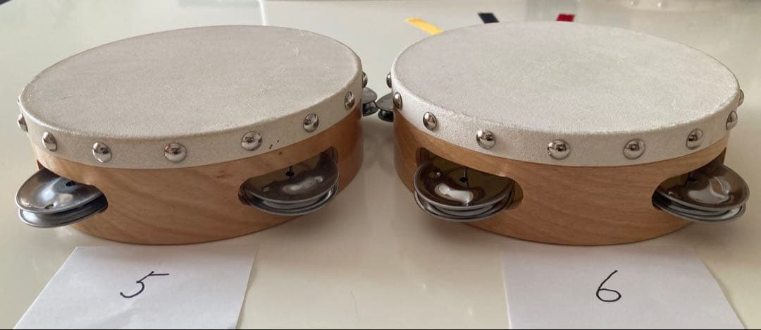 ヤマヨ　ニュータンブリン　15cm 6個セット　タンバリン　まとめて