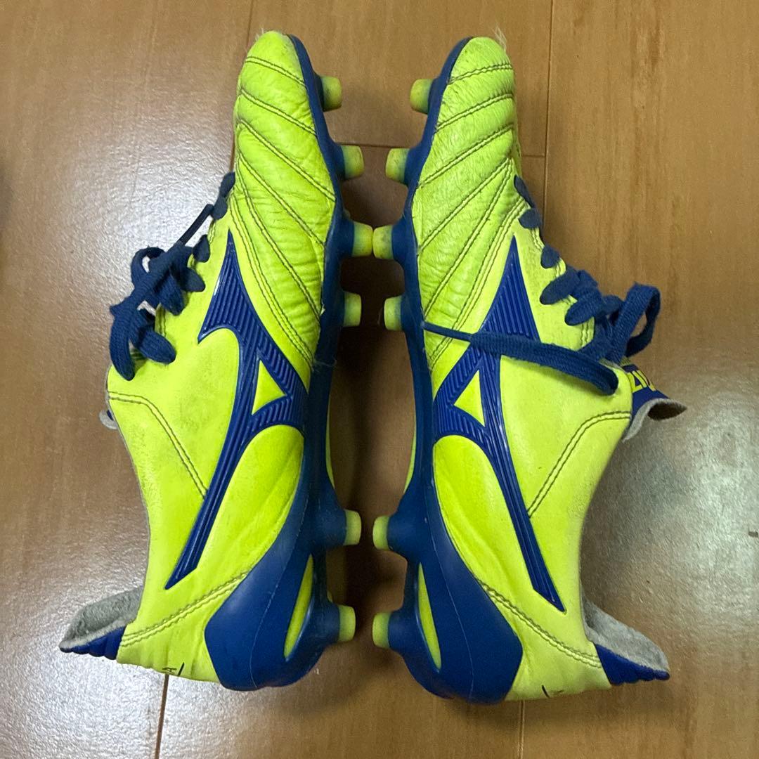 MIZUNOサッカーシューズ スパイク　モレリアネオ2 イエロー/ネイビー