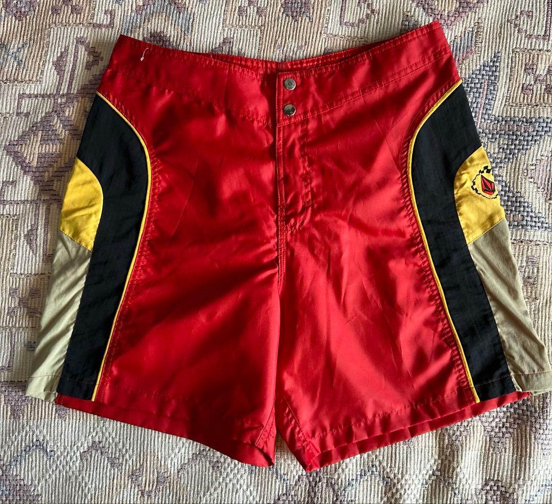VOLCOM made in USAデッドストックサーフトランクス 34