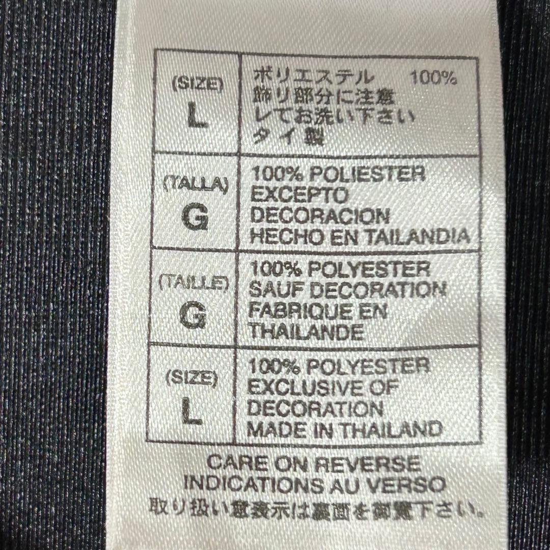 入手困難 パイレーツオブカリビアン 刺繍 ゲームシャツ メッシュ 黒 リンガー