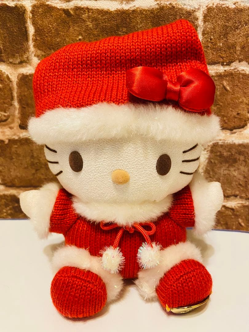 激レア❗️30周年限定品❗️ハローキティ スウェード調ぬいぐるみ！平成レトロ