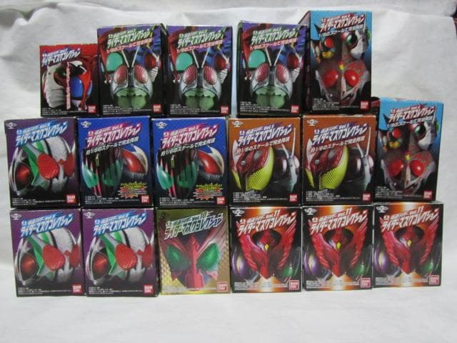 仮面ライダーマスクコレクション▼ライダーマスコレ▼仮面ライダーカブト▼１７種