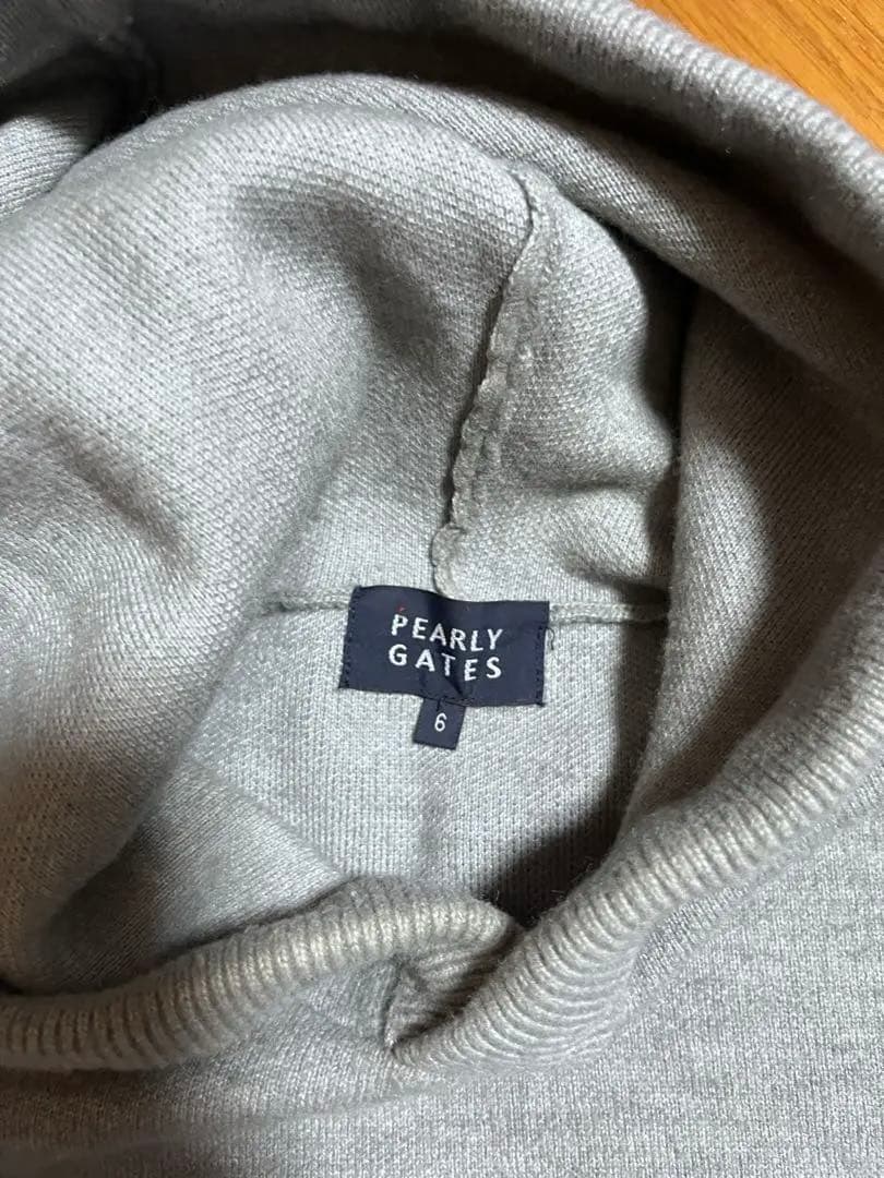 PEARLY GATES グレー パーカー サイズ6