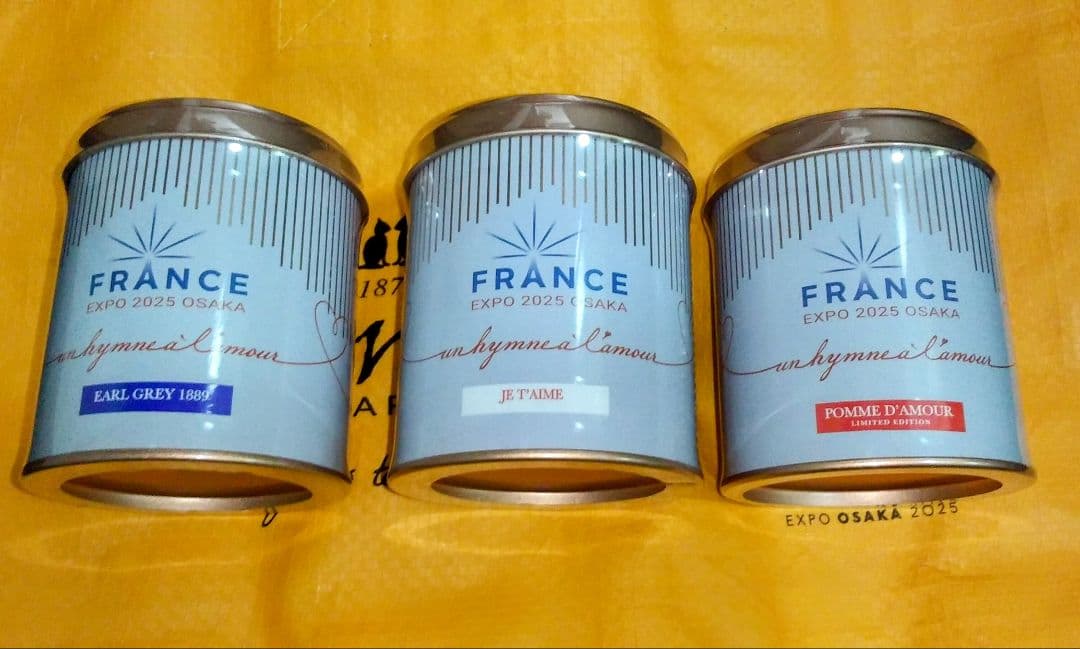 大阪万博限定品 フランス館 Janat紅茶 3種類＋ノベルティバッグ　セット