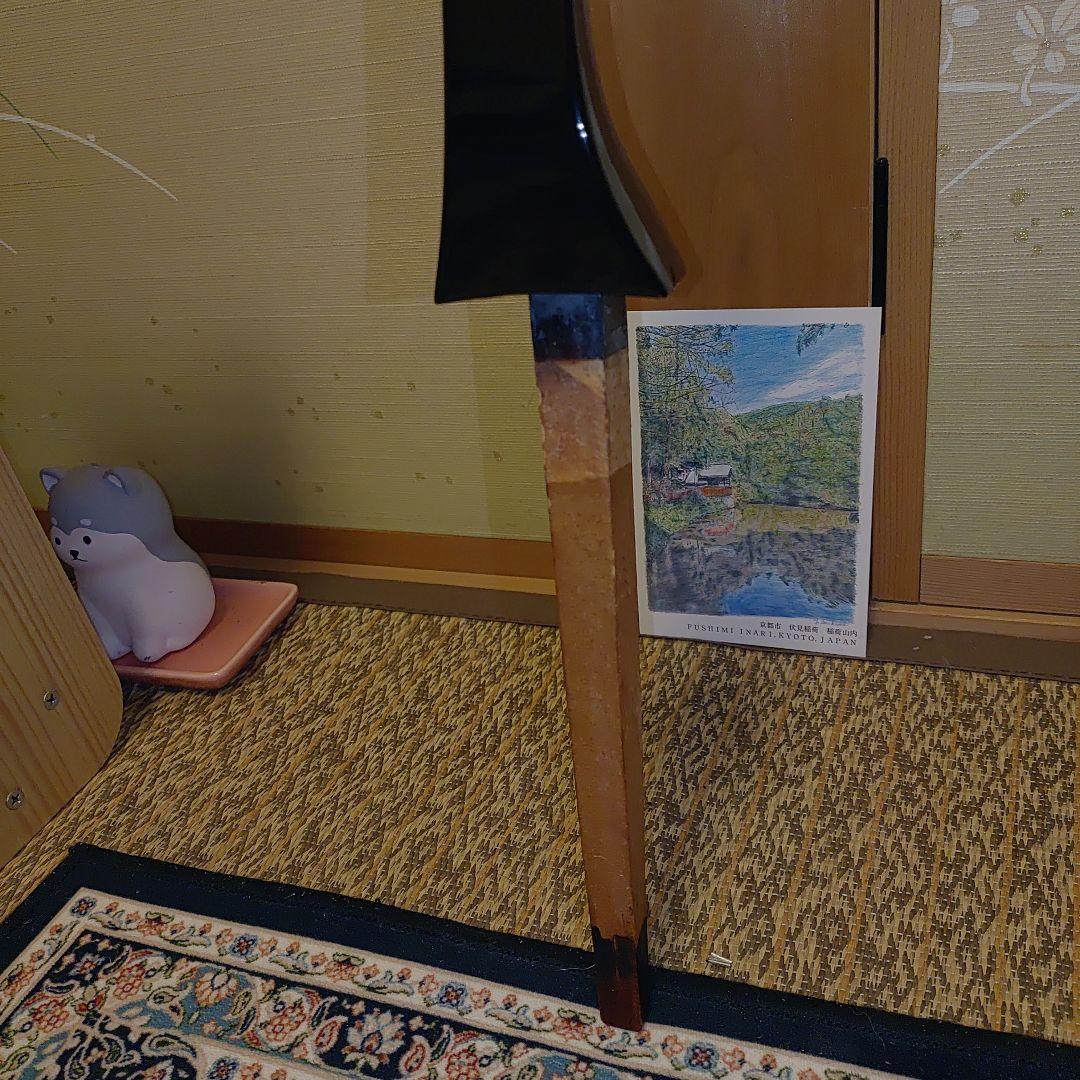 沖縄三線　棹単体　単体重量500g　けや木・樫木等の堅い材　(2)