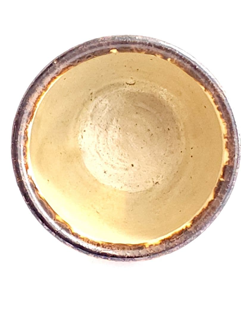 人間国宝 金城次郎 壺屋焼 魚文 湯呑　共箱/陶歴