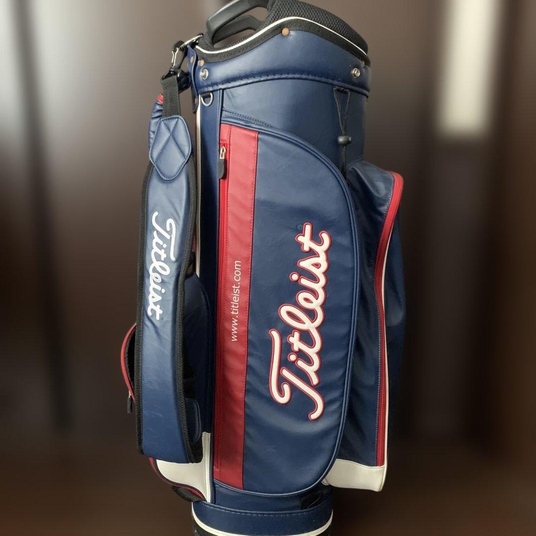 Titleist ゴルフバッグ ネイビー/レッド