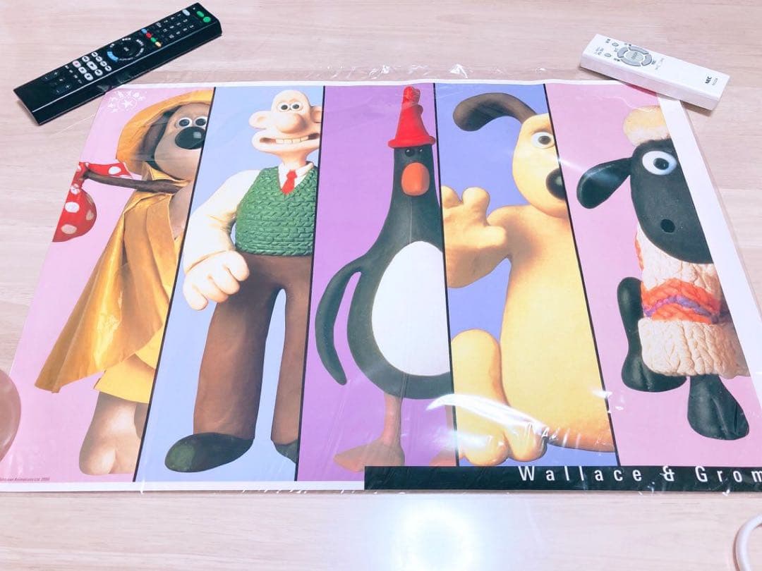 【新品未開封】ウォレスとグルミット　オリジナルポスター　アードマンスタジオ展限定