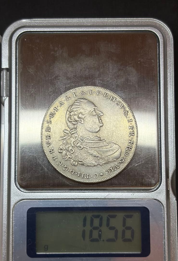 1790年 双頭の鷲 大型銀貨 直径約34mm 重量18.56g