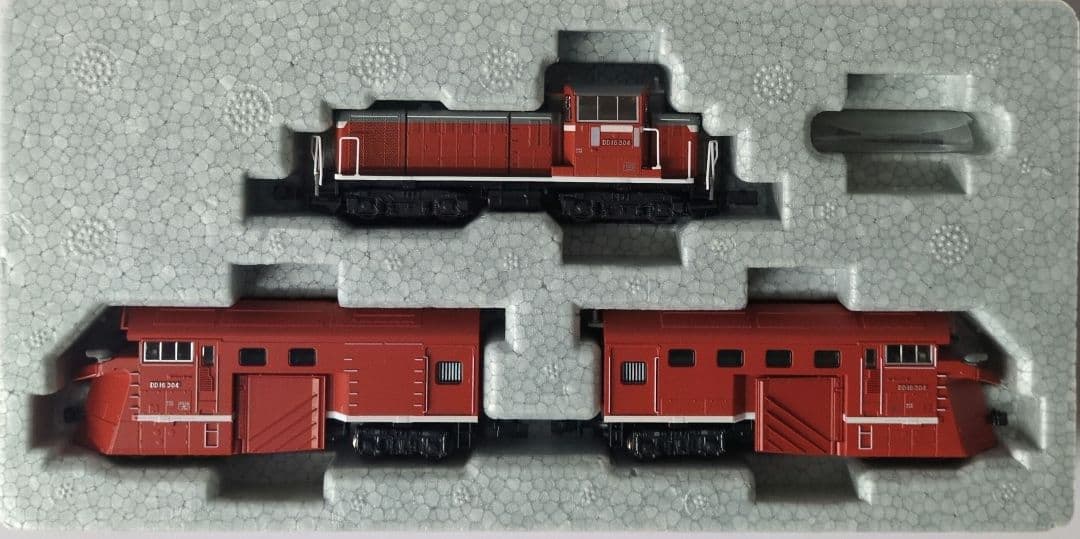 鉄道模型 DD16 304 ラッセル式除雪車セット