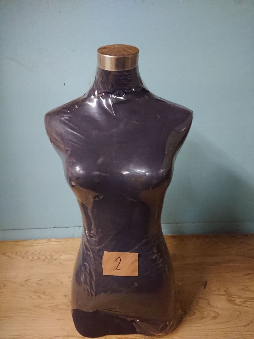 レトロ/ジャンク・昭和・平成？【中古】黒いタートルネックマネキンNo2