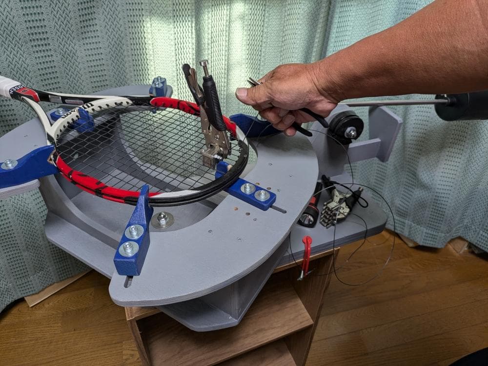 ストリングマシン(ガット張り機)TG-5