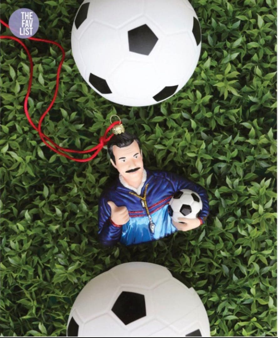 新品未使用　テッド・ラッソ　クリスマス　オーナーメント