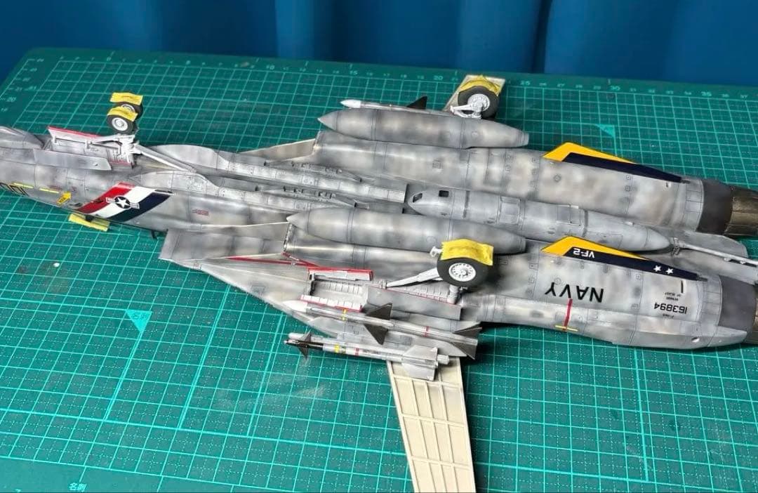 戦闘機　プラモデル　完成品　タミヤ　1/48　グラマン　F-14Dトムキャット