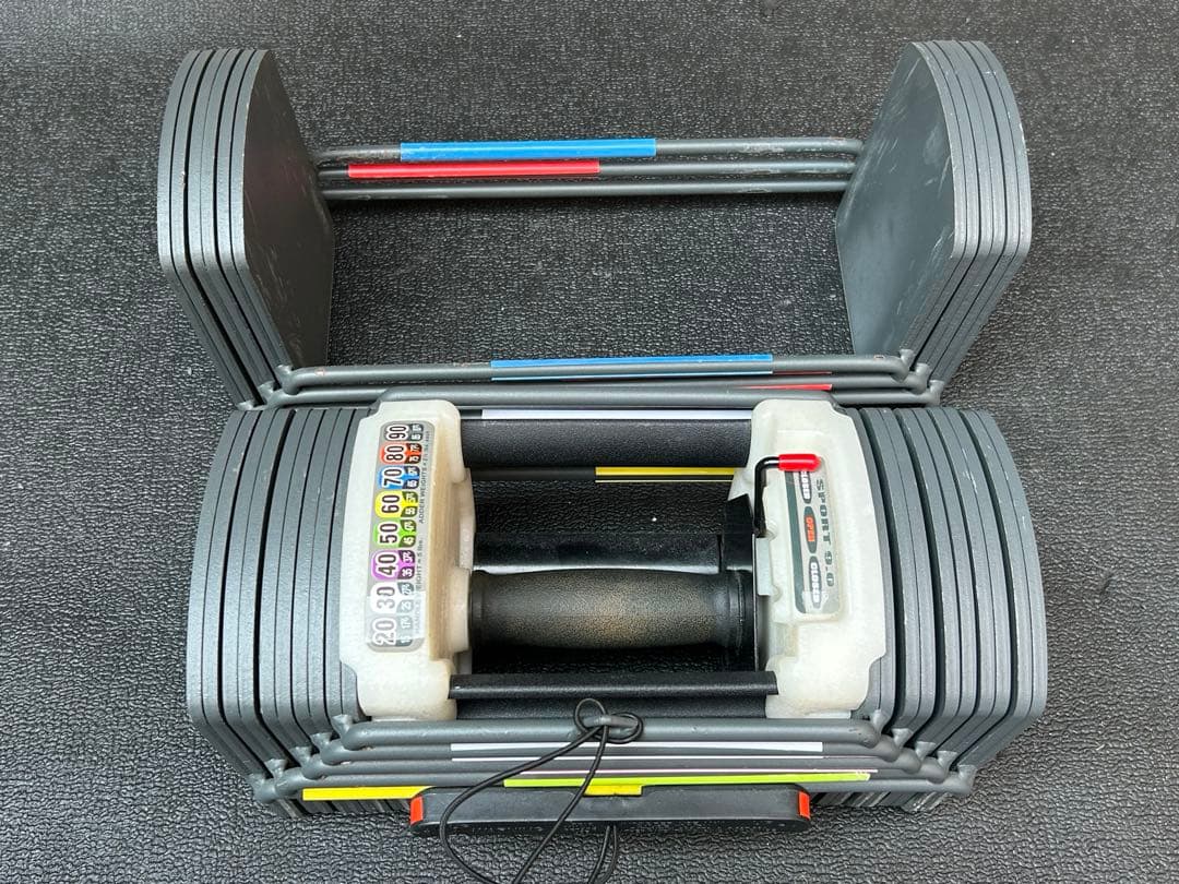 パワーブロック　ブロックダンベル　90ポンド　約41キロ　2個セット　可変式