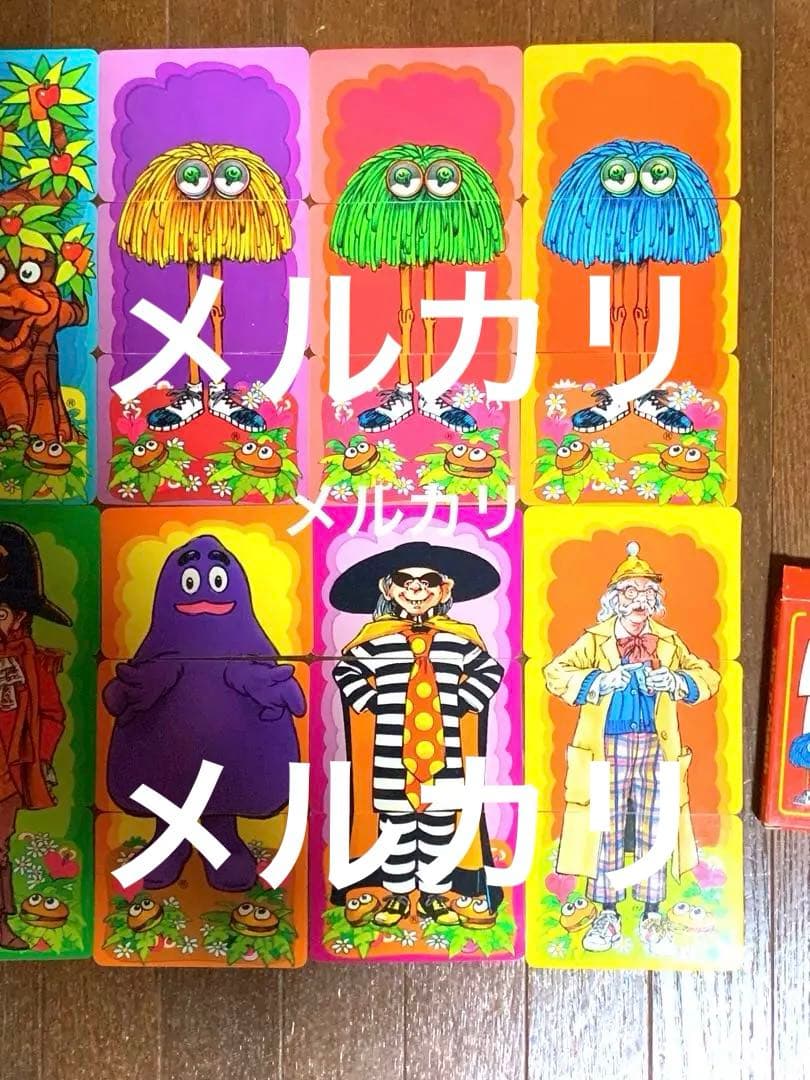 1980 アメリカ　マクドナルド　紙もの　カード ゲーム ディスプレイ　未使用