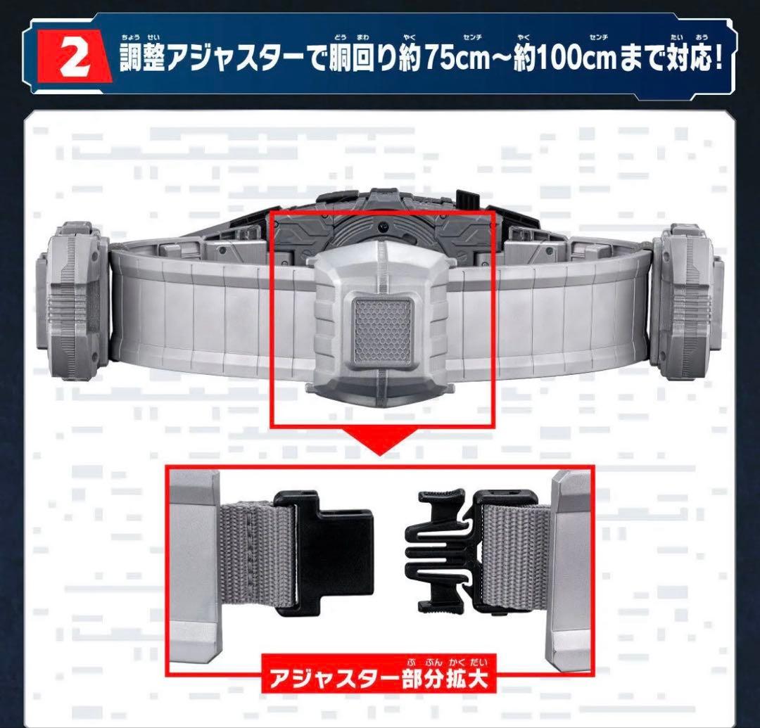 仮面ライダーギーツデザイアドライバーハイスペックベルト帯＆レイズバックルホルダー