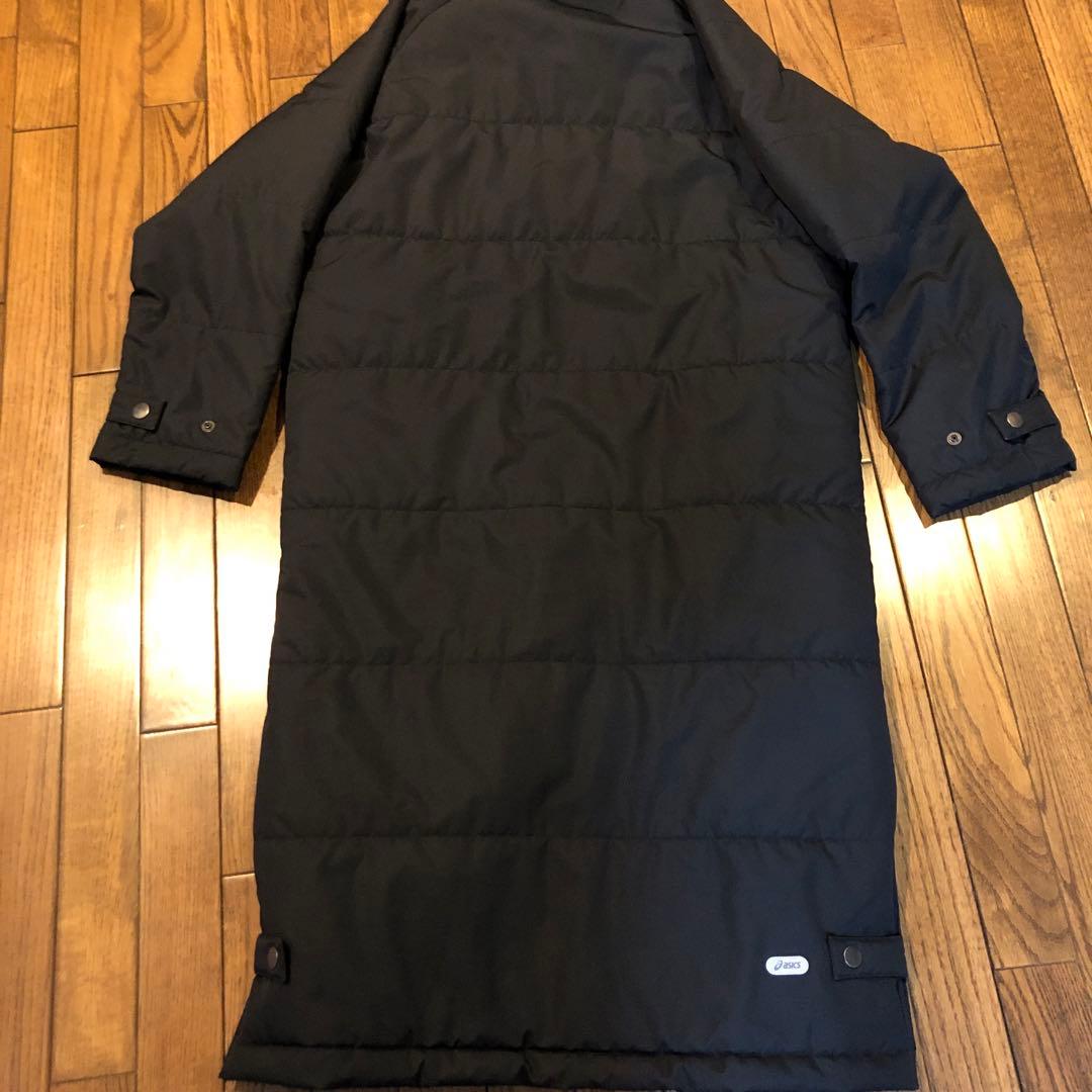 アシックス ベンチコート黒