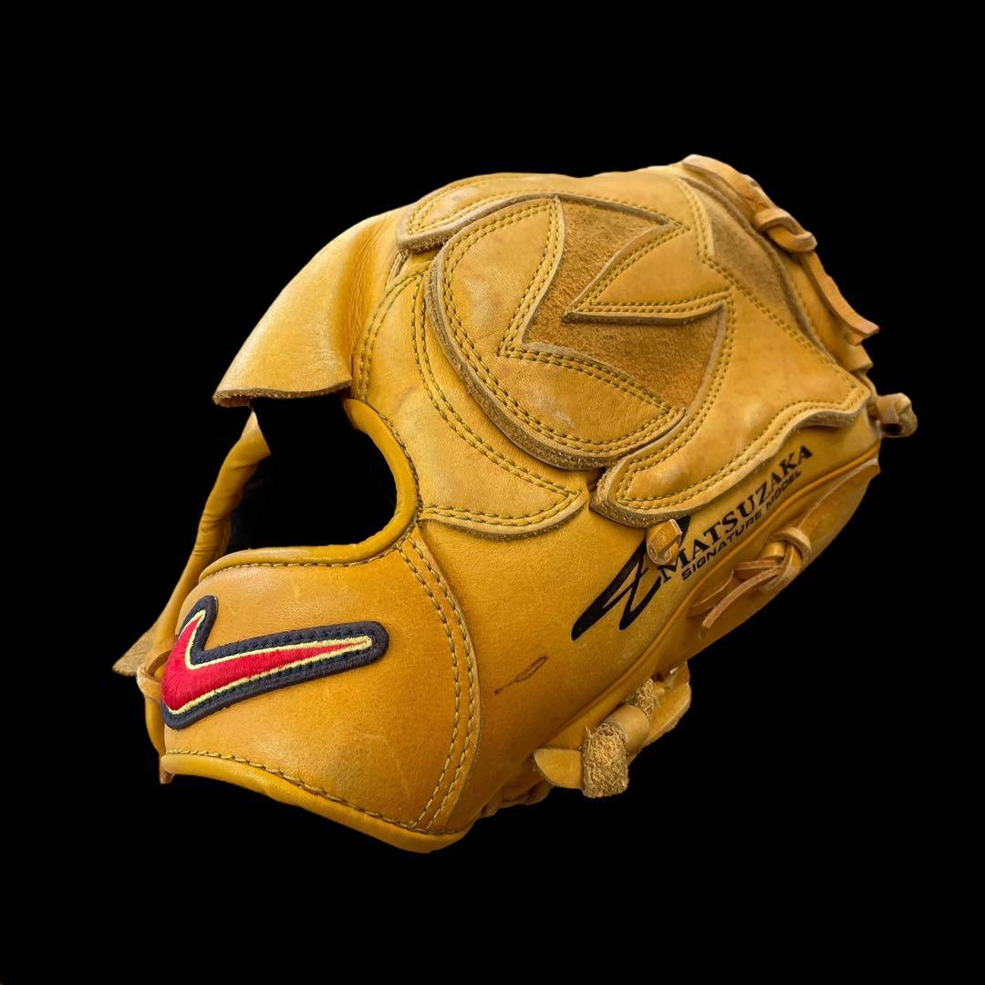希少 廃盤モデル NIKE ナイキ 軟式グローブ グラブ 野球 松坂大輔モデル