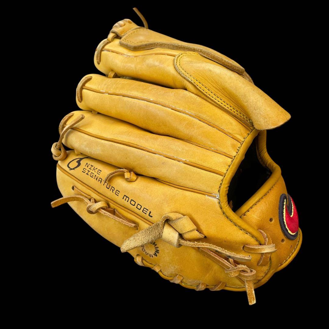 希少 廃盤モデル NIKE ナイキ 軟式グローブ グラブ 野球 松坂大輔モデル