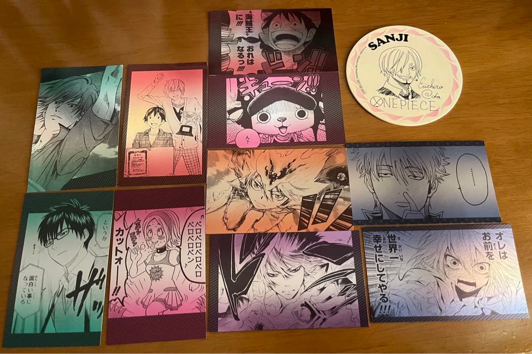 ジャンプフェア 2011 名刺 カード コースター リボーン 銀魂 等 非売品