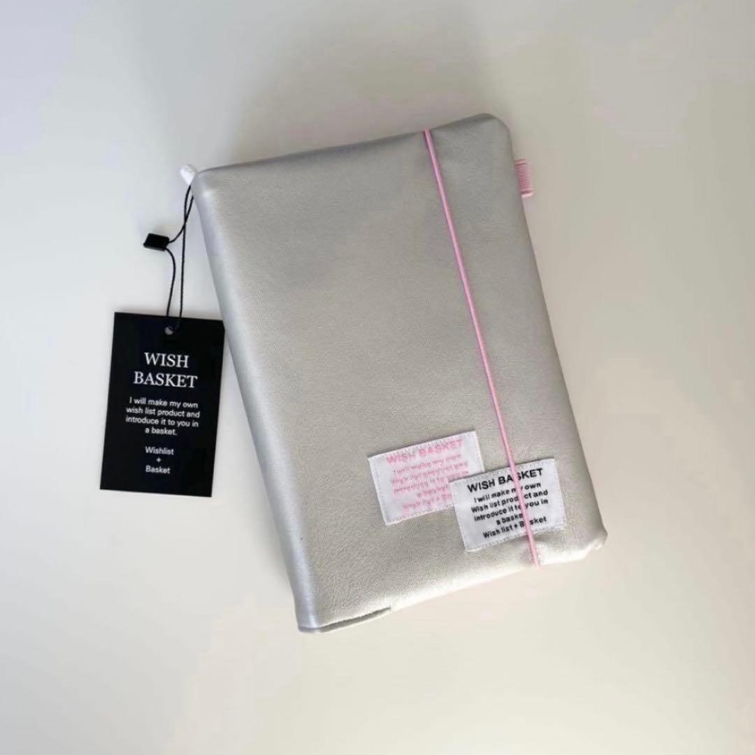 早い者勝　韓国　バインダー　カバー　貯金　現金管理　シルバー　ピンク　チェック2