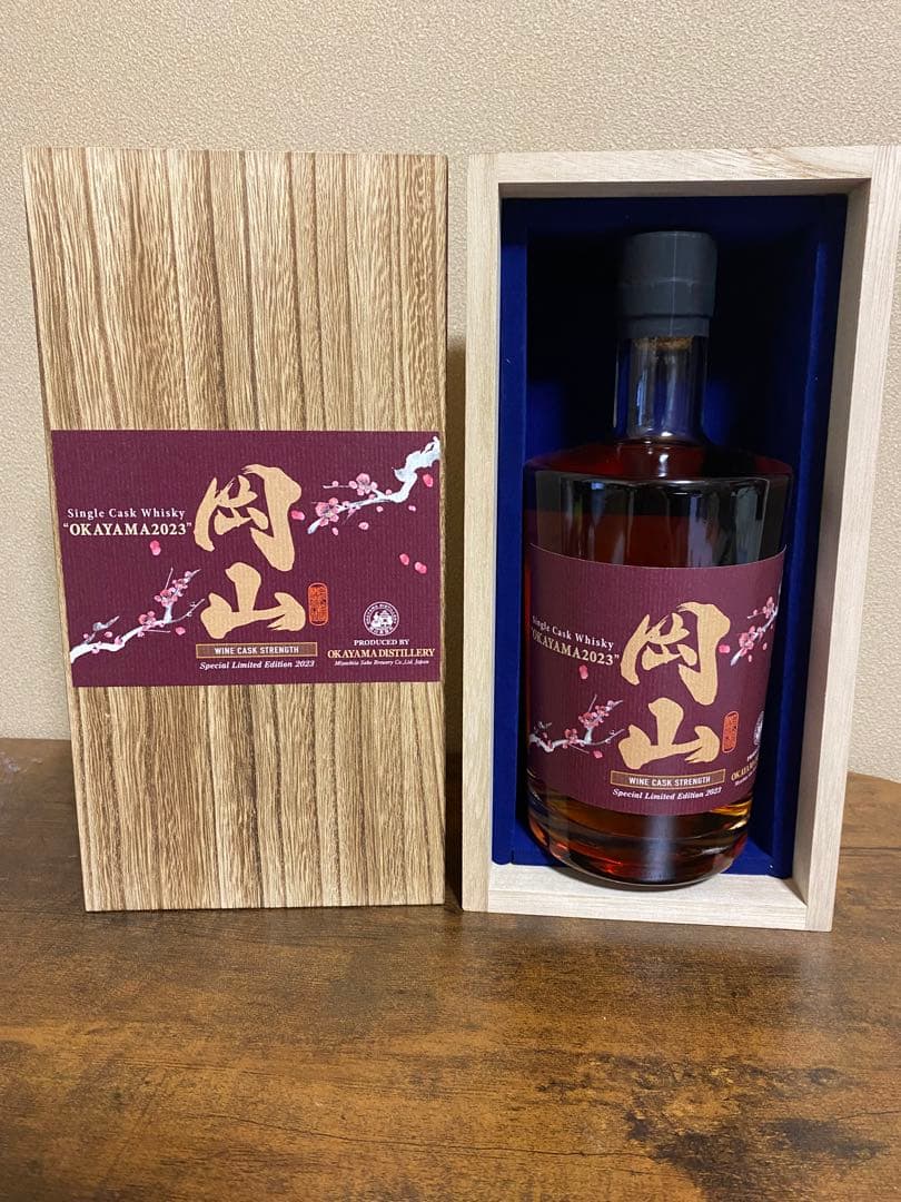 最終値下　ウイスキー　シングルカスク岡山 2023 WINE CASK