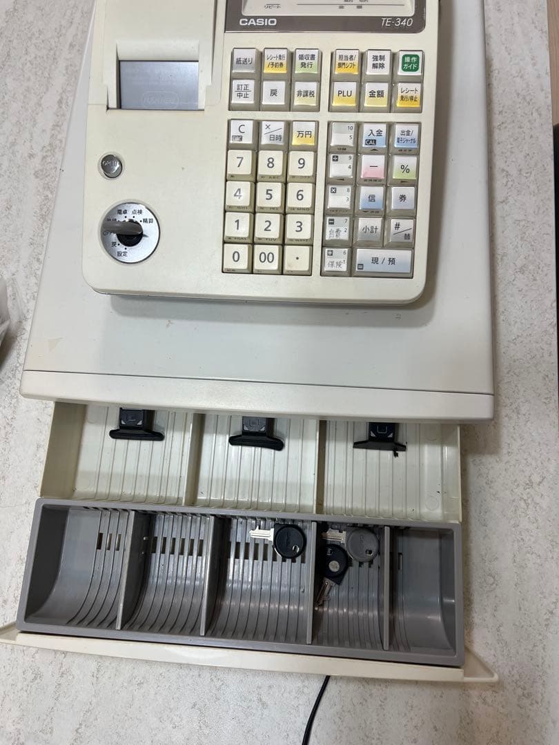 CASIO 電子レジスター TE-340