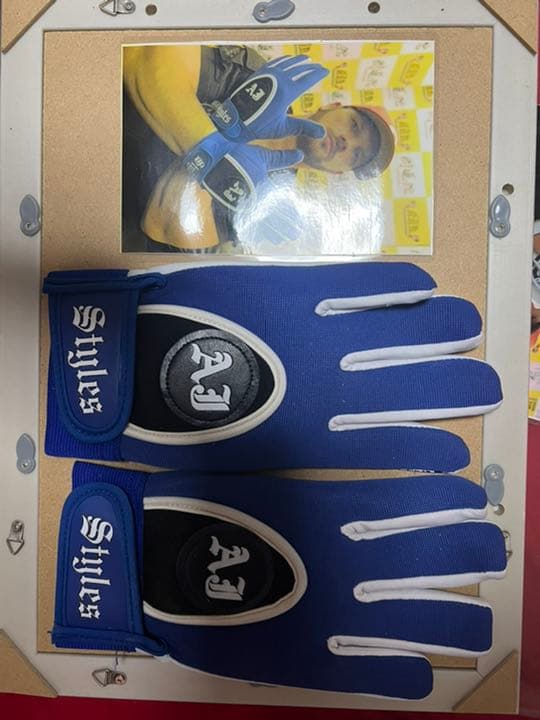 新日本プロレス WWE AJスタイルズ直筆サイン手袋