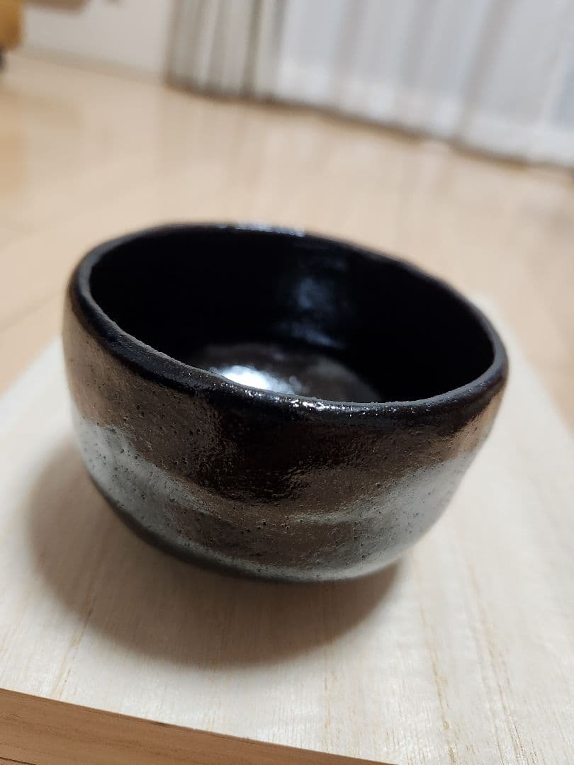 黒楽茶碗 三代目 佐々木昭楽 三彩釉