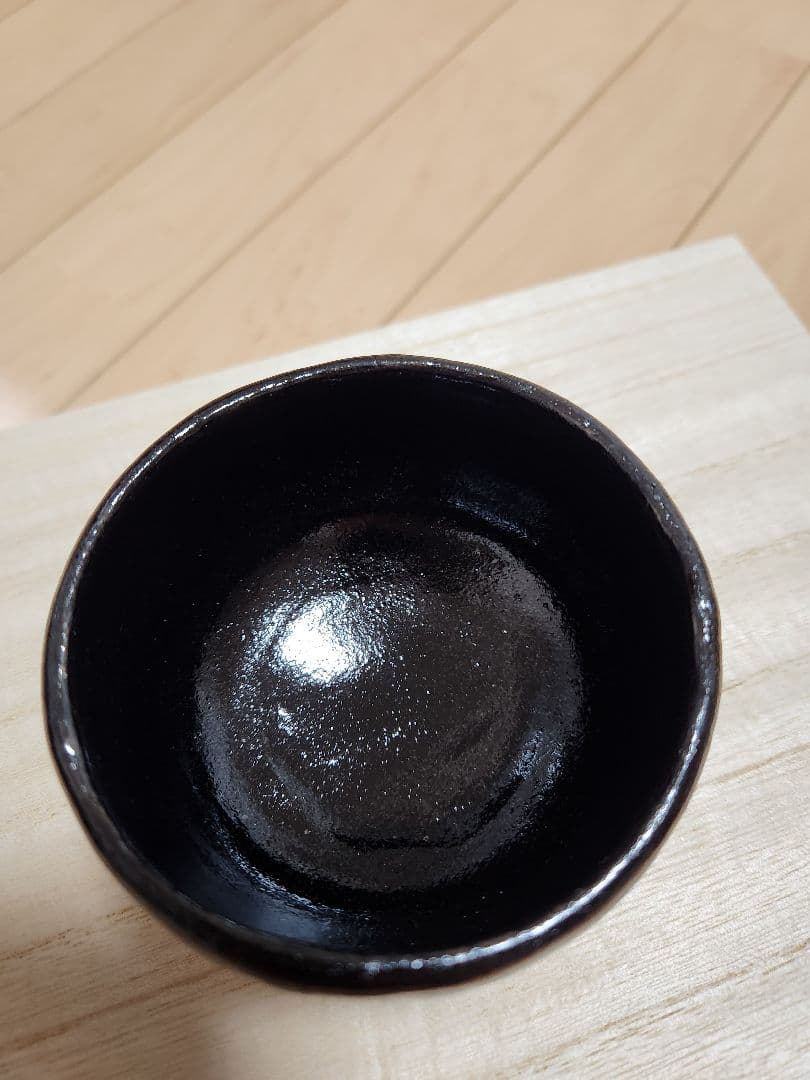 黒楽茶碗 三代目 佐々木昭楽 三彩釉