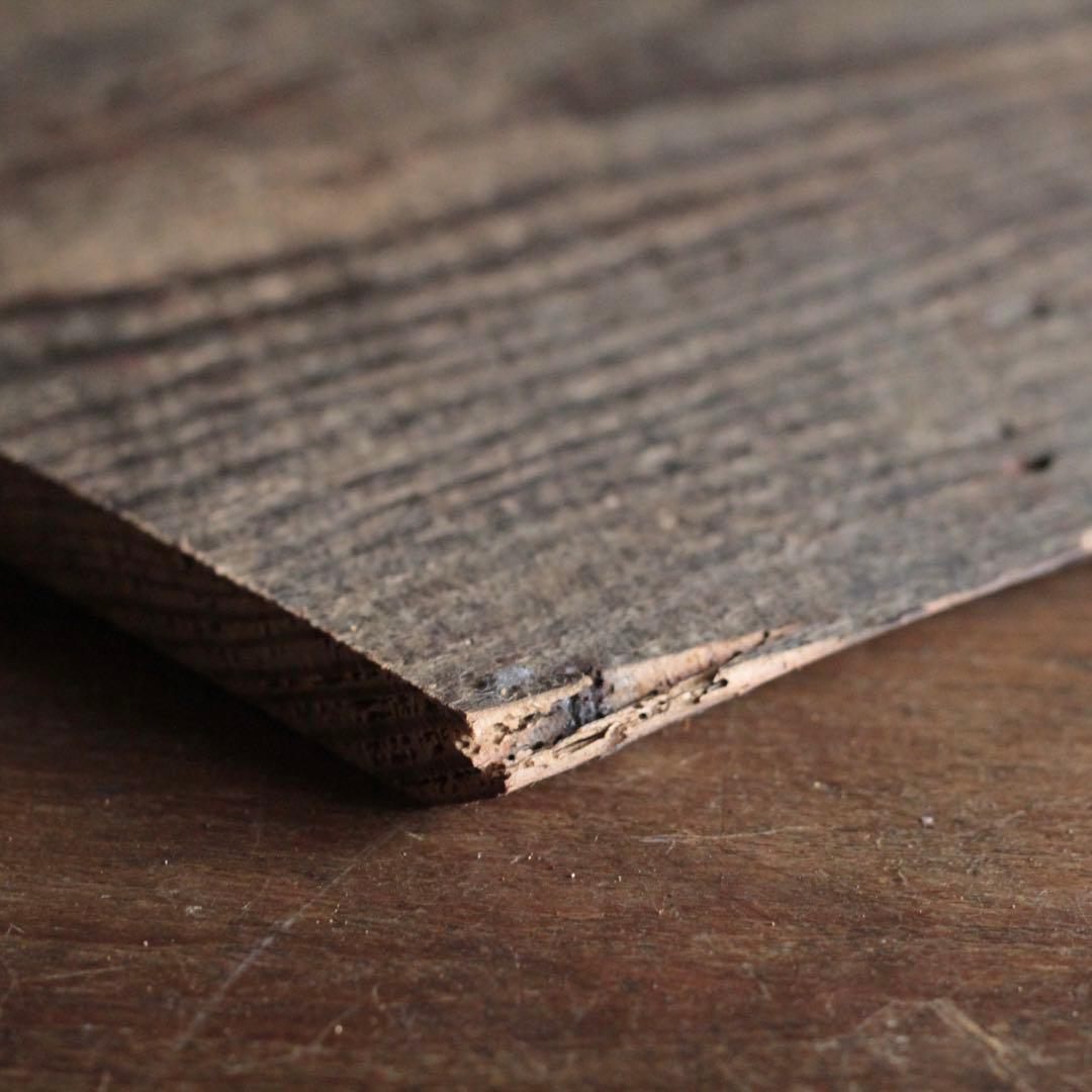 枯れ板 松の 古材 敷板 徳利と盃をのせて独酌の盆に 古道具 No.2 オブジェ