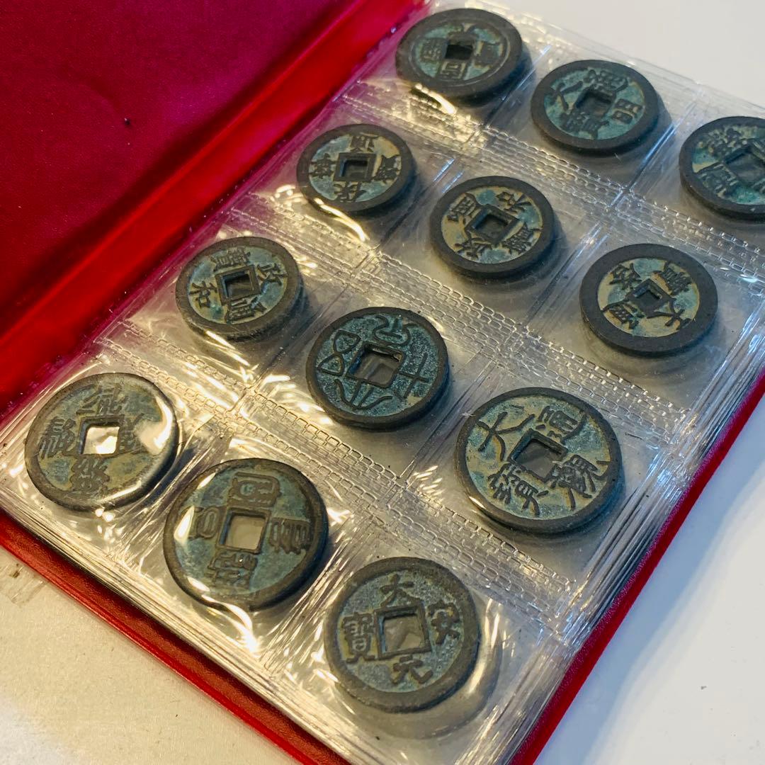 中国 古銭 穴銭 銀貨 アンティーク 硬貨  120枚セット コレクション