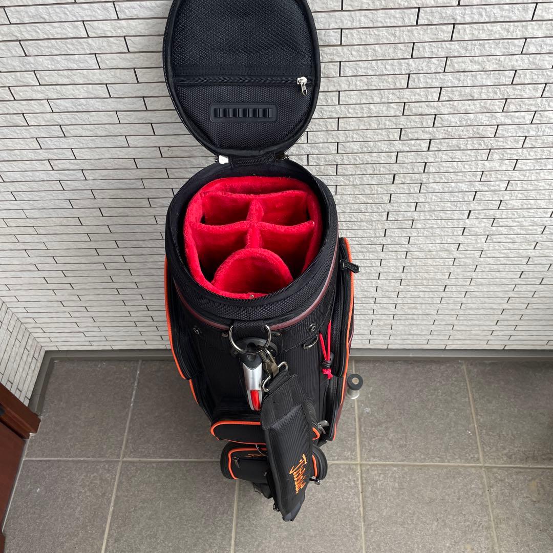 Titleist キャディバッグ ブラック/オレンジ