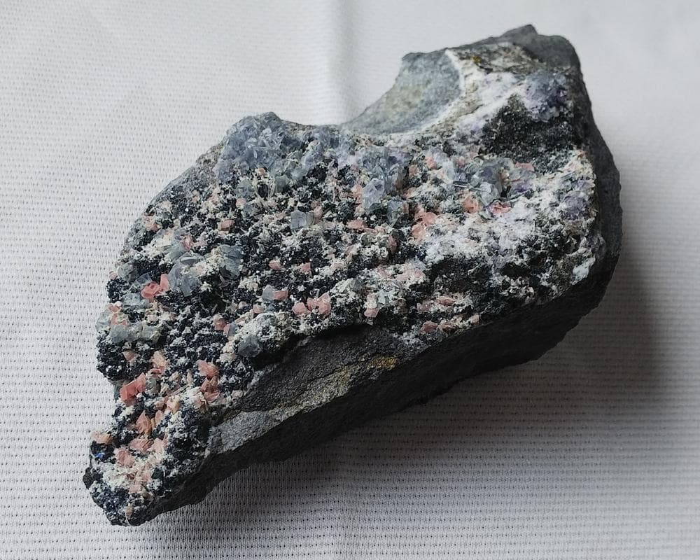 435 約1.5kg ロードクロサイト＆フローライト アパタイト スイートホーム