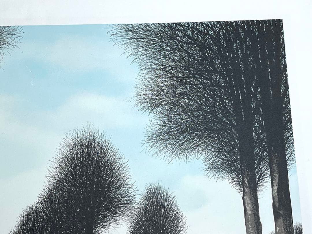 ジャック・デペルト「ブルアールのキャナル」リトグラフ 直筆サイン有 ゴルフ場