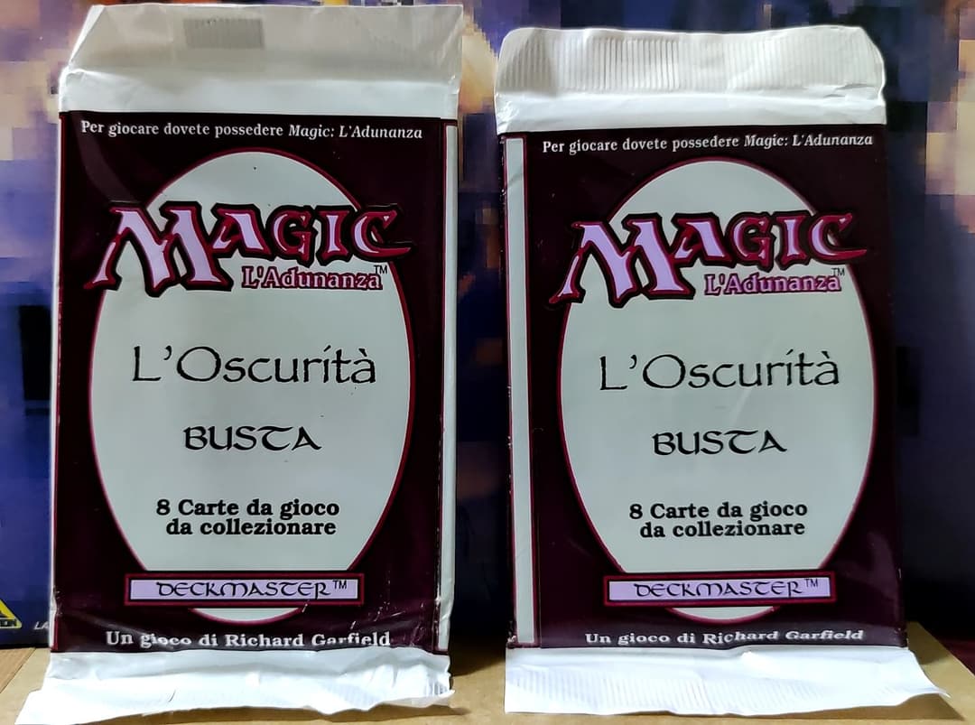 MTG 未開封ブースターパック✕2　ザ・ダーク　The Dark　イタリア語