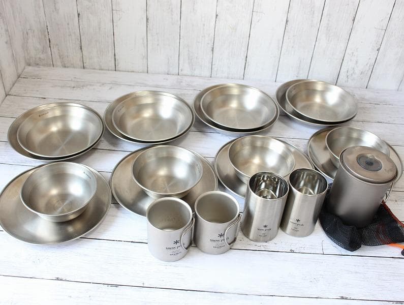スノーピーク マグ プレート ボウル クッカーセット 四人用