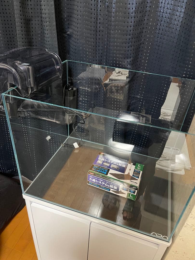 【直接渡し限定】高級クリア水槽60×45×45cm＆水槽台　愛知県一宮市近郊